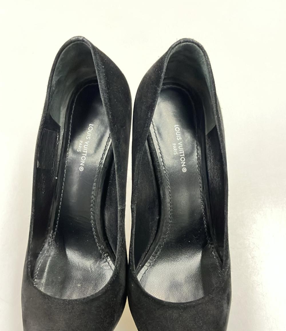LOUIS VUITTON パンプス スエード モノグラム レディース SIZE 36 1/2 (23.5cm) ルイ・ヴィトン