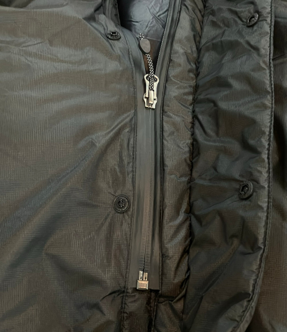 NANGA ダウンジャケット フード付き フロントスナップボタン 止水ジップアップ AURORA LIGHT UTILITY DOWN 23A10F000013 メンズ SIZE M ナンガ