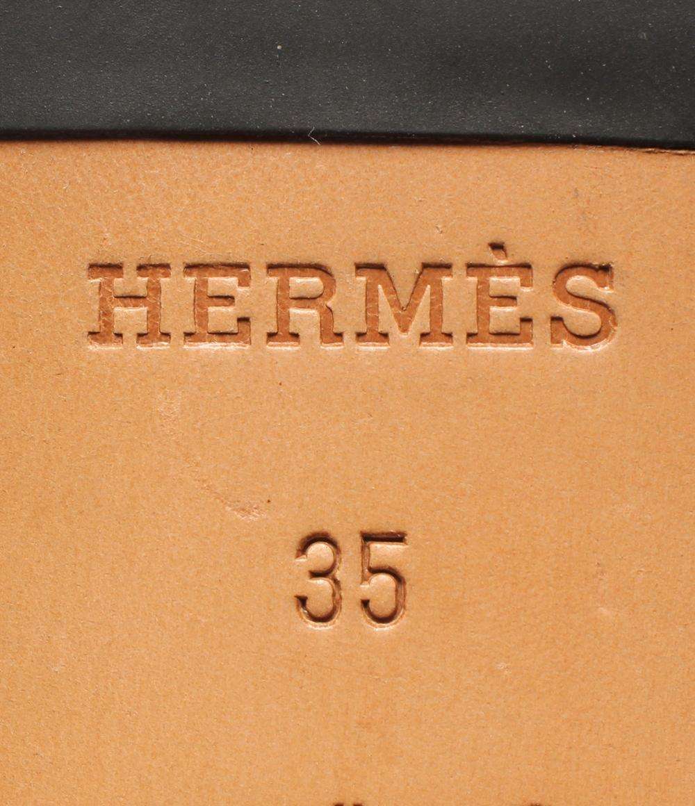 HERMES ショートブーツ スエード サントノーレ H金具 レディース SIZE 35 (22.5cm) エルメス