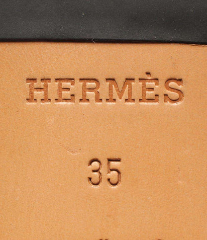 HERMES ショートブーツ スエード サントノーレ H金具 レディース SIZE 35 (22.5cm) エルメス
