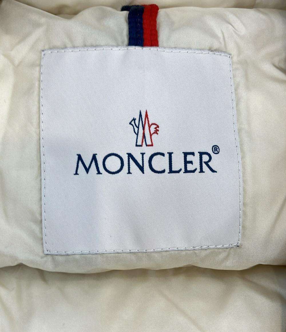 美品 MONCLER ダウンジャケット 24AW  ファー タグ付き インポート やぎ LAICHEFUR GIUBBOTTO J20931A00174  54AQE レディース SIZE 1 (S)