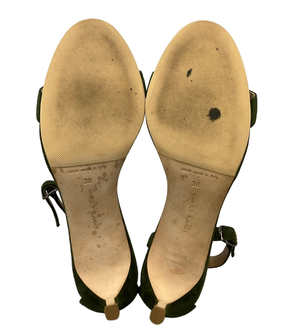 MANOLO BLAHNIK アンクルストラップサンダル レディース SIZE 38 (L) マノロブラニク