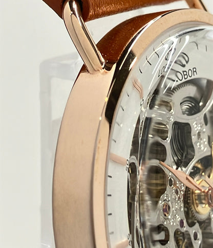 美品 LOBOR 腕時計 自動巻き LB0080D メンズ ロバー