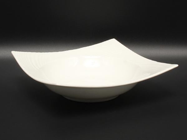 美品 ウエッジウッド スクエアボウル パスタプレート 皿 24cm エスリアル ETHEREAL WEDGWOOD
