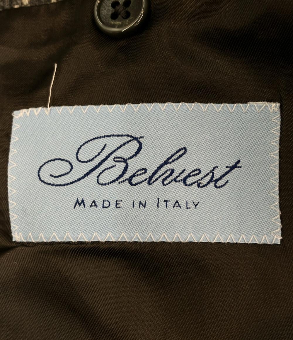 BELVEST テーラードジャケット 千鳥格子 ツイード メンズ SIZE 48 (L) ベルヴェスト