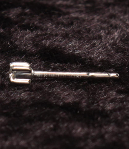 美品 ミキモト ピアス K18 パール 5.4mm ダイヤ レディース MIKIMOTO