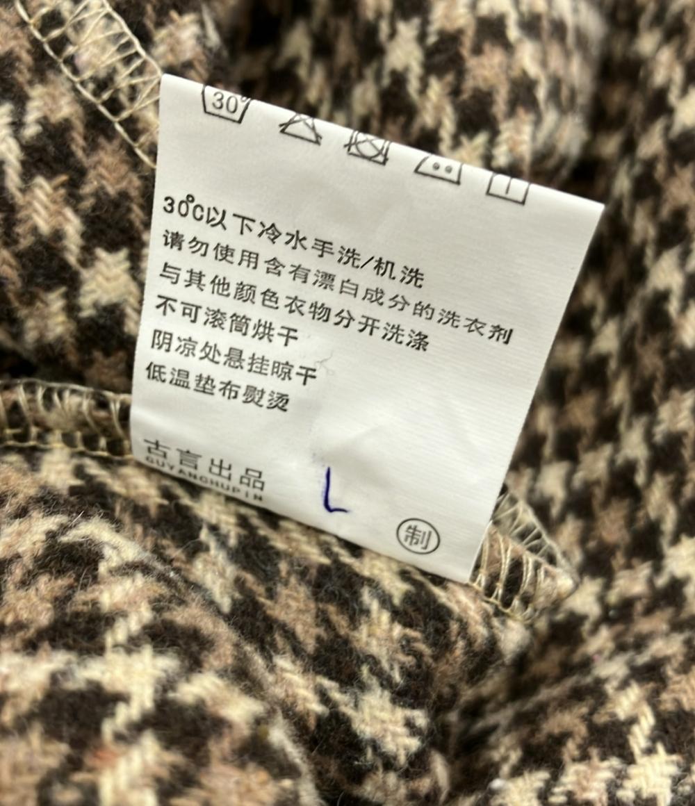 シャツジャケット 千鳥格子 メンズ SIZE XL (XL) GUYAN