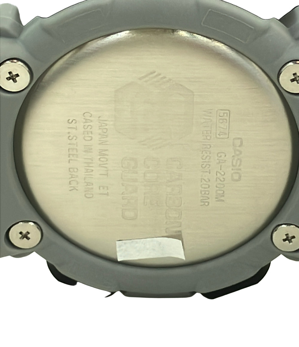 美品 CASIOさ 腕時計 G-SHOCK クオーツ ブラック GA-2200M メンズ カシオ