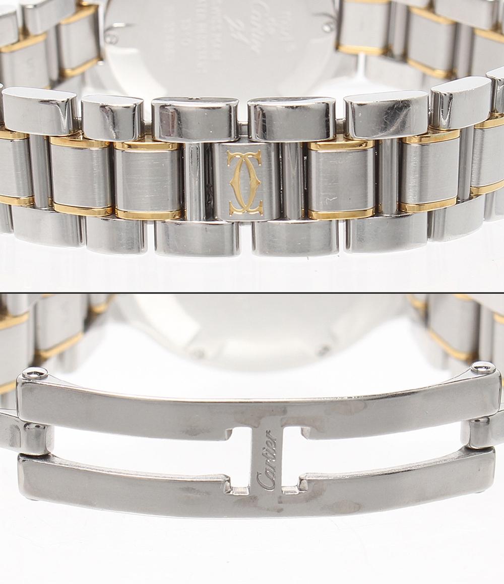 Cartier 腕時計 マスト 21 ヴァンティアン クオーツ シルバー 1340 レディース カルティエ