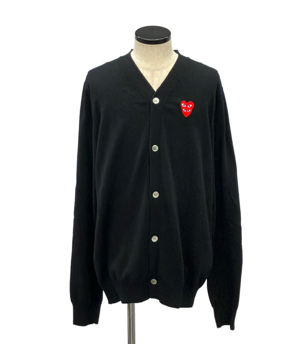 PLAY COMME des GARCONS 長袖カーディガン メンズ SIZE XXL プレイコムデギャルソン