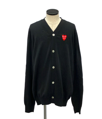 PLAY COMME des GARCONS 長袖カーディガン メンズ SIZE XXL プレイコムデギャルソン