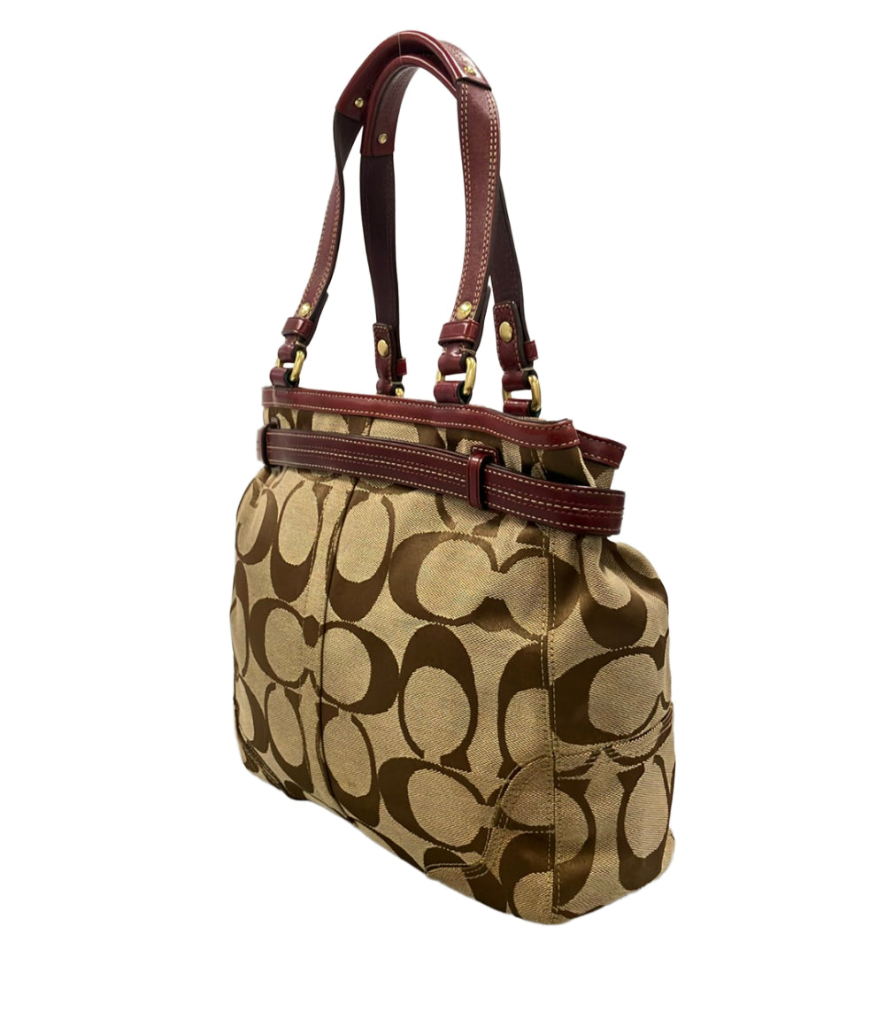 COACH ハンドバッグ トートバッグ ラージシグネチャー 12466 レディース コーチ