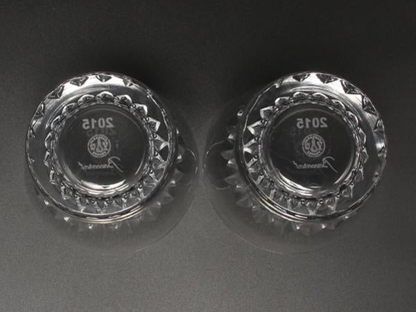 Baccarat イヤータンブラー グラス 2点セット ペア 2015 ローザ バカラ