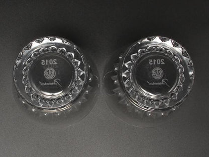 Baccarat イヤータンブラー グラス 2点セット ペア 2015 ローザ バカラ