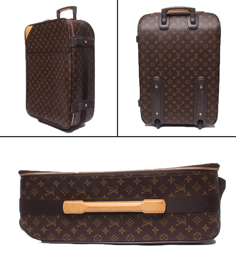 訳あり LOUIS VUITTON キャリーケース スーツケース 二輪 ペガス55 モノグラム M23294 メンズ レディース ルイ・ヴィトン