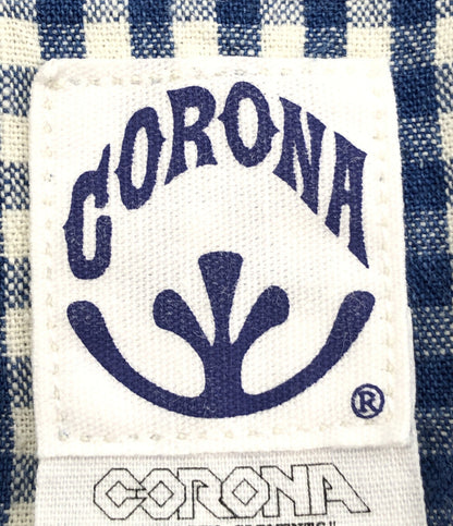 コロナ 美品 ギンガムチェックユーティリティシャツ      メンズ SIZE L (L) CORONA