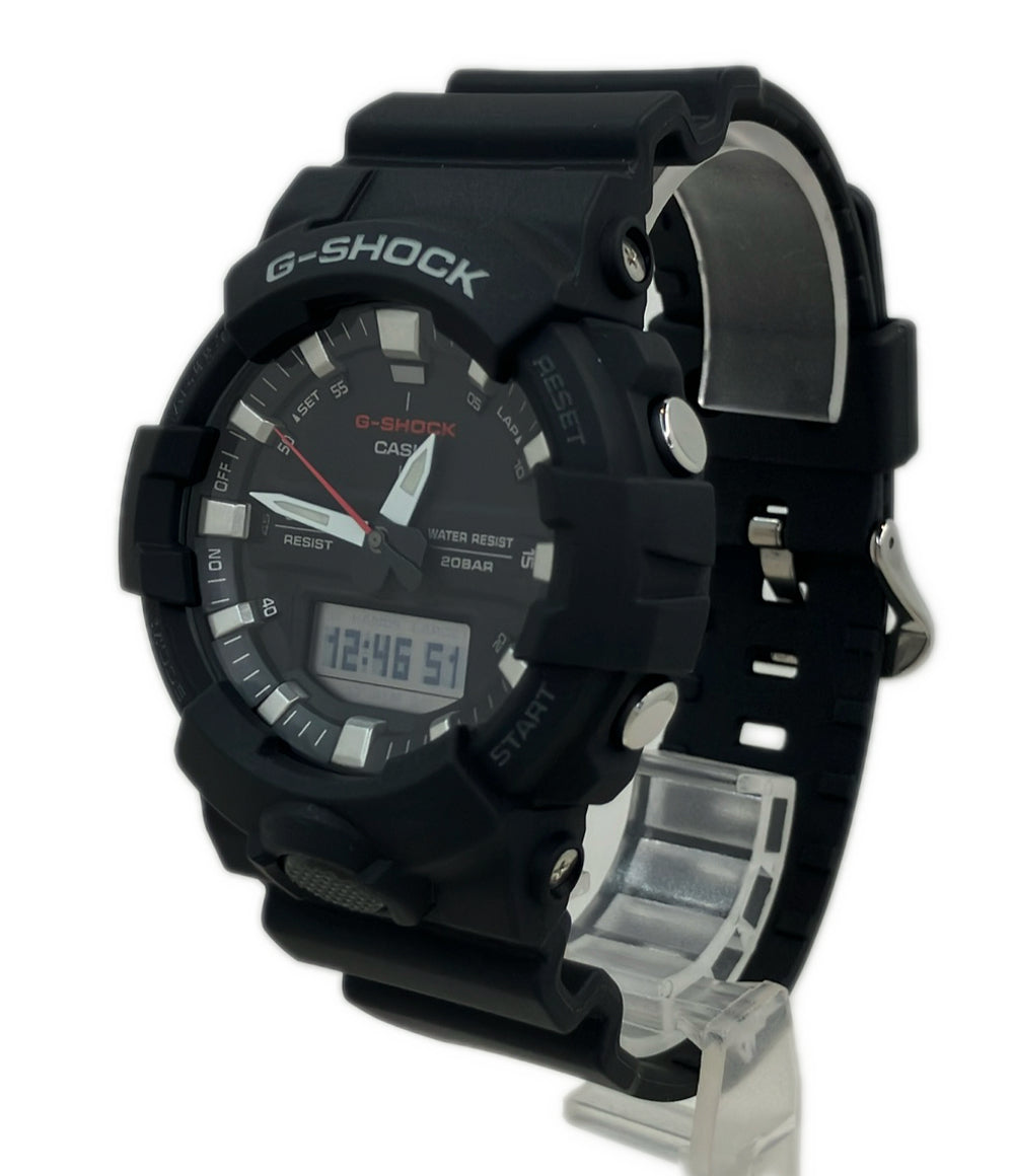 美品 CASIO 腕時計 G-SHOCK クオーツ ブラック GA-800 メンズ カシオ