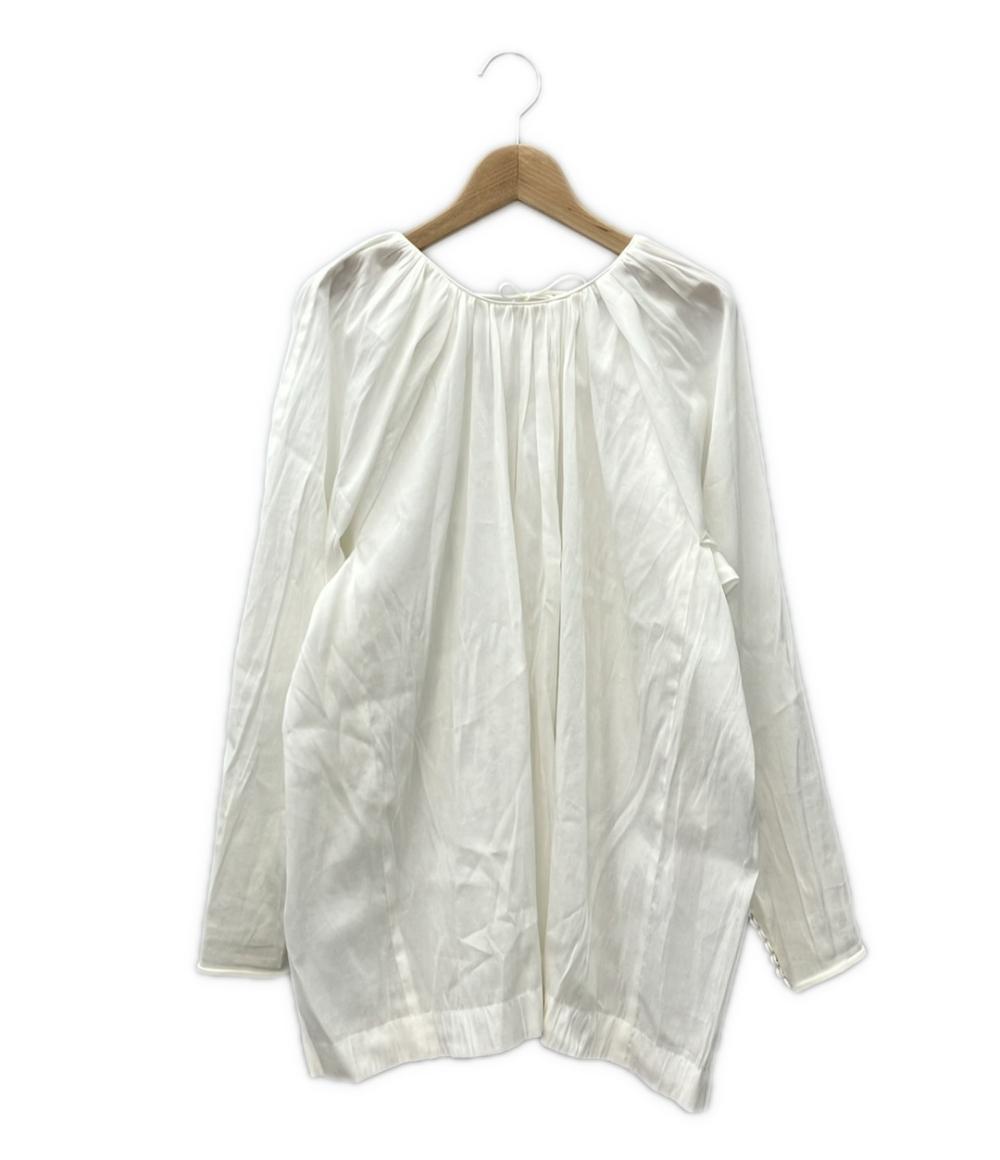 DÉPAREILLÉ デパリエ　ホワイト 長袖ブラウス 38 デパリエ 長袖ギャザーブラウス レディース SIZE 38 (S) DEPAREILLE