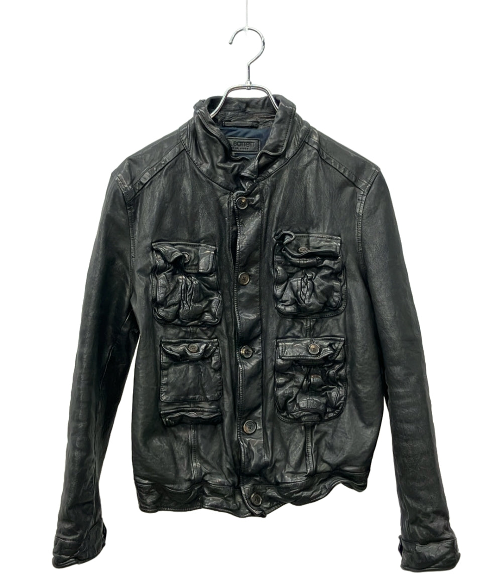 訳あり NEIL BARRETT レザージャケット メンズ SIZE XXS ニールバレット