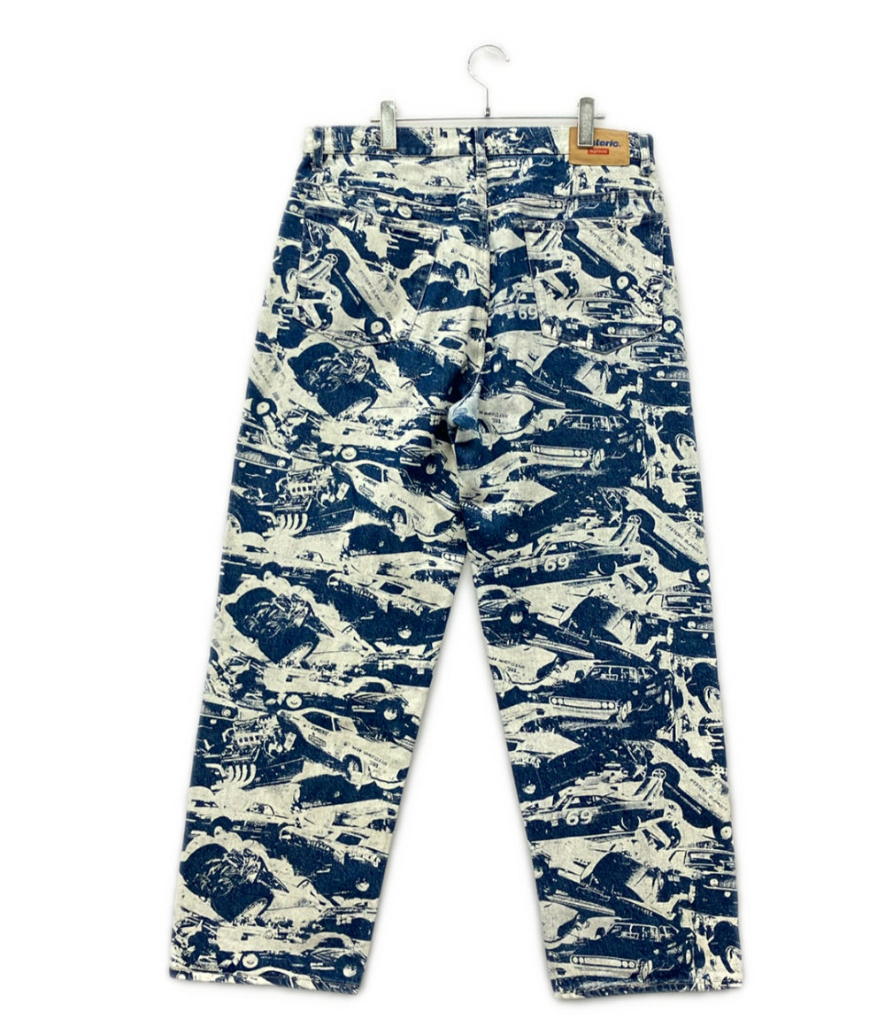 美品 デンハム デニムパンツ ジーンズ ダメージ加工 FORGE MIJ GRY