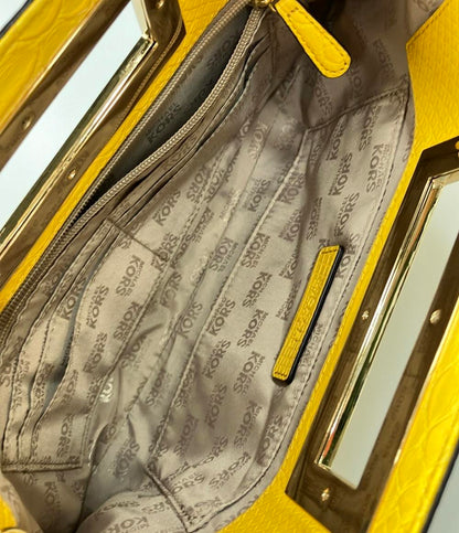 マイケルコース 2way パイソン型押しレザーハンドバッグ ミニショルダーバッグ 肩掛け レディース MICHAEL KORS