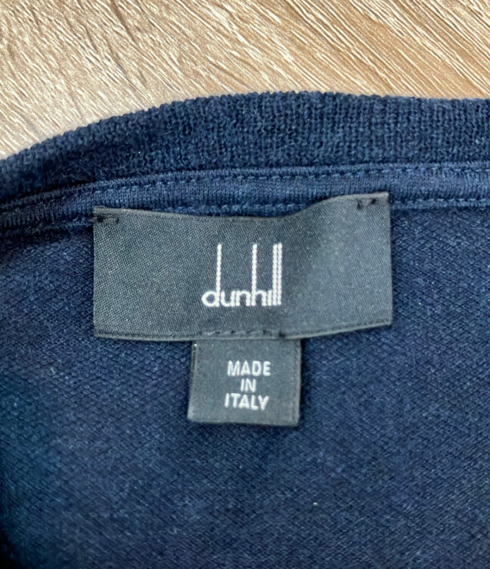 Dunhill 半袖Tシャツ ロゴ刺繍 クールネック メンズ SIZE M ダンヒル