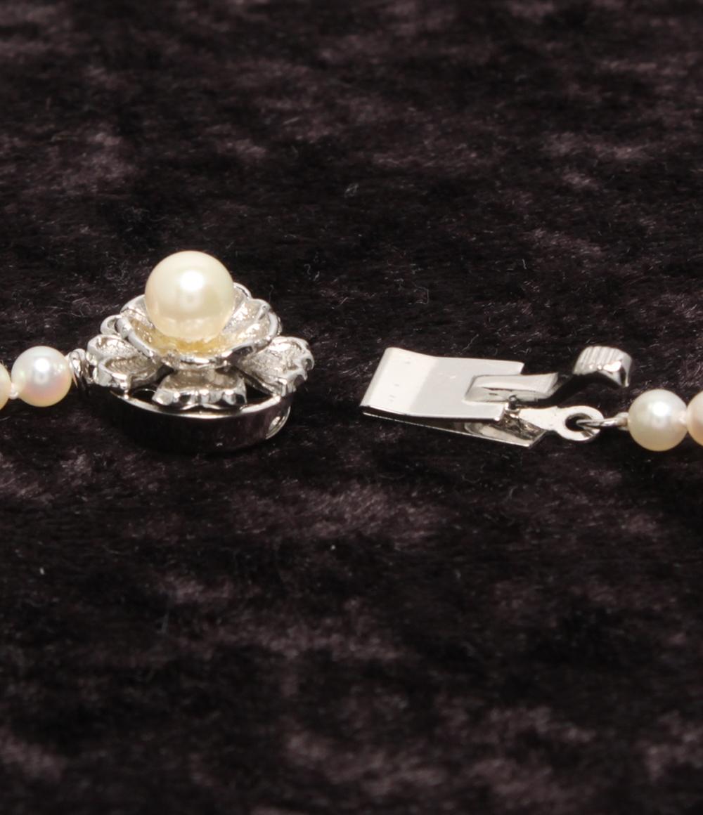 ネックレス SV パール 3.5－8.0mm グラデーション レディース