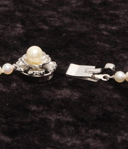 ネックレス SV パール 3.5－8.0mm グラデーション レディース