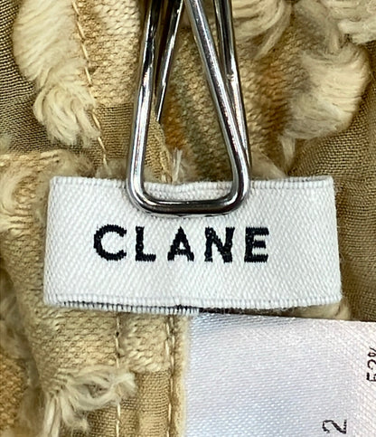 CLANE フラワー シアージャガード ジャケット 19103-0432 レディース SIZE 1 クラネ