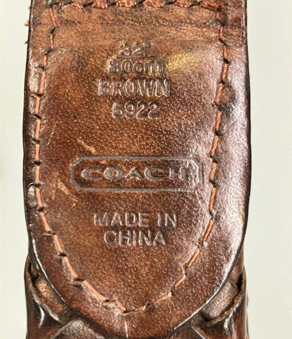 COACH ベルト メッシュベルト レザー 5922 レディース コーチ
