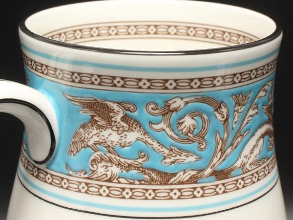 美品 WEDGWOOD ビアマグ キリンビアマグコレクション 1979 フロレンティーンターコイズ ウエッジウッド