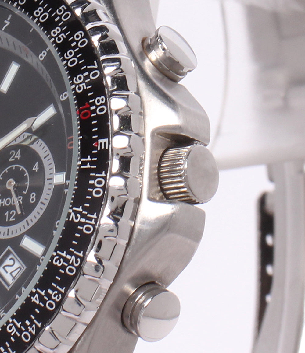 CITIZEN 腕時計 サンダーバード Thunder Bird クオーツ ブラック メンズ シチズン
