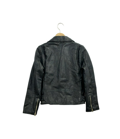 ビューティフルピープル シープレザーダブルライダースジャケット 革ジャン レディース SIZE 140 beautiful people
