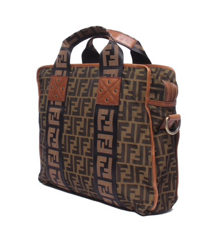 FENDI 2wayショルダーバッグ トートーバッグ 肩掛け ズッカ 7VA158 メンズ レディース フェンディ