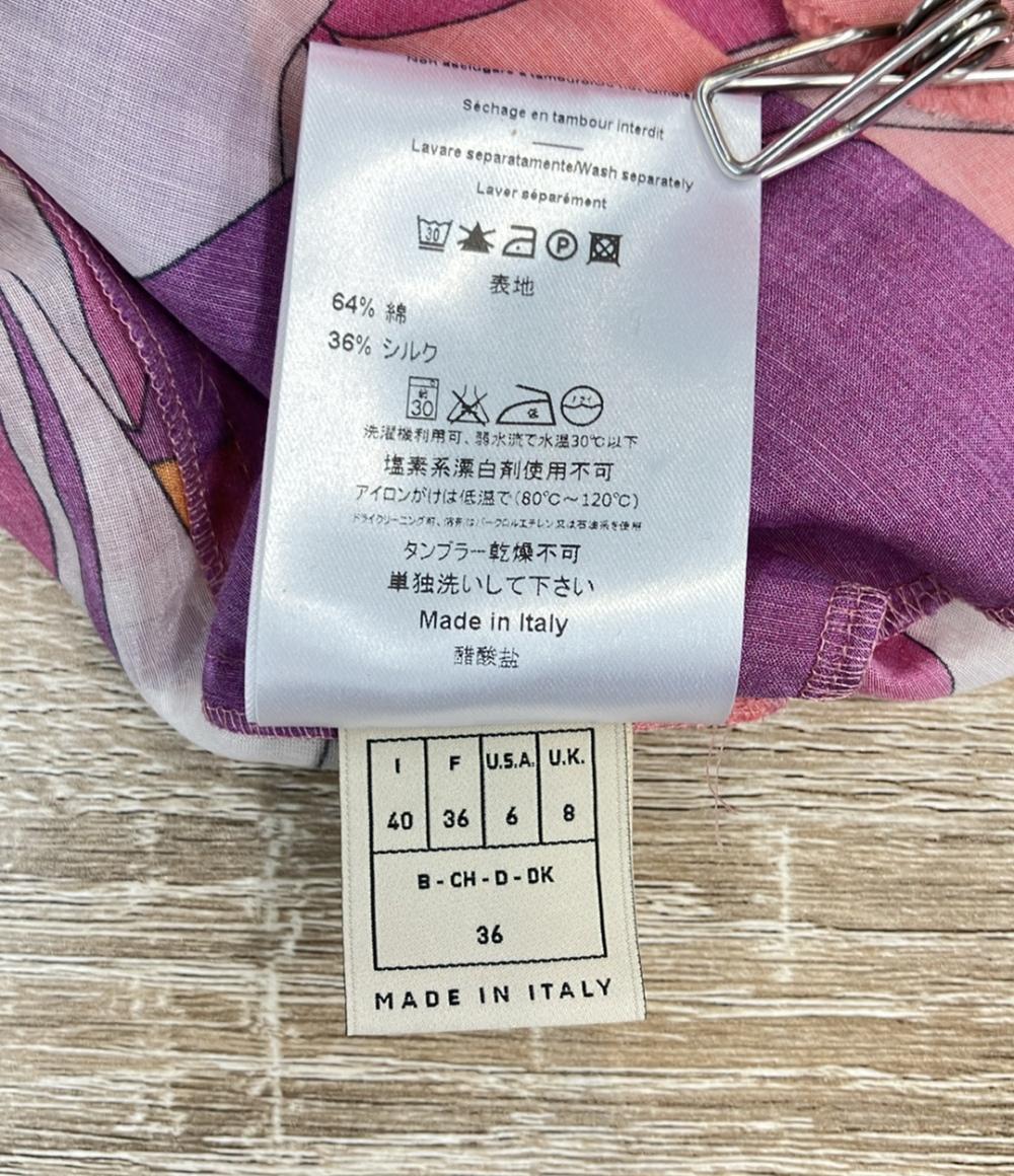 Emilio Pucci 半袖ワンピース  オフショルダー タグ付き 51WG01 レディース SIZE 40 (S) エミリオ・プッチ