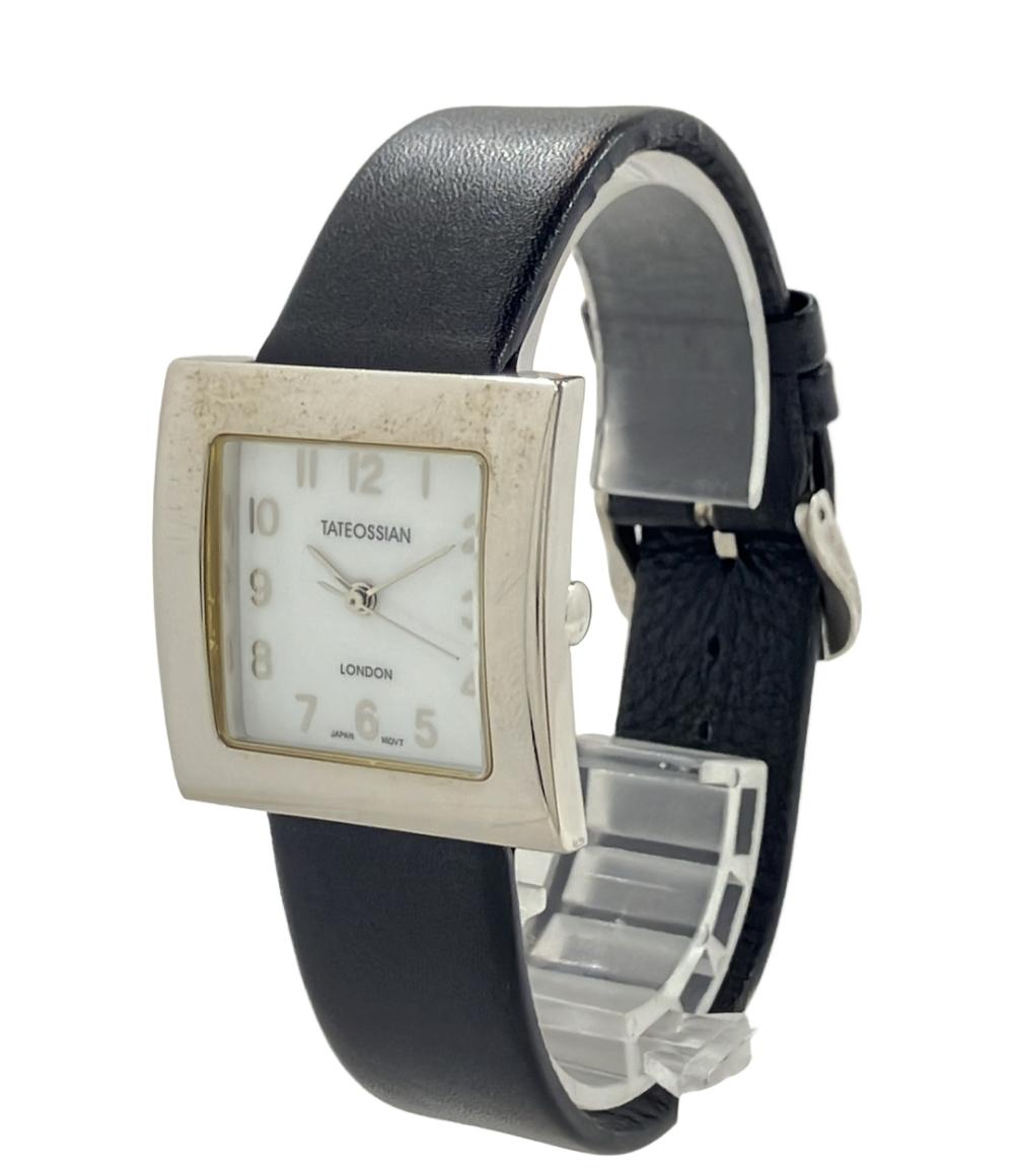 タテオシアン 腕時計 クオーツ ホワイト レディース TATEOSSIAN