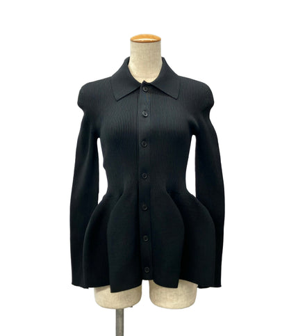 美品 CFCL 長袖カーディガン タグ付き ラメ 裾フレア POTTERY GLITTER CARDIGAN POTTERY CF008KE254BNS レディース SIZE 1 (S) シーエフシーエル