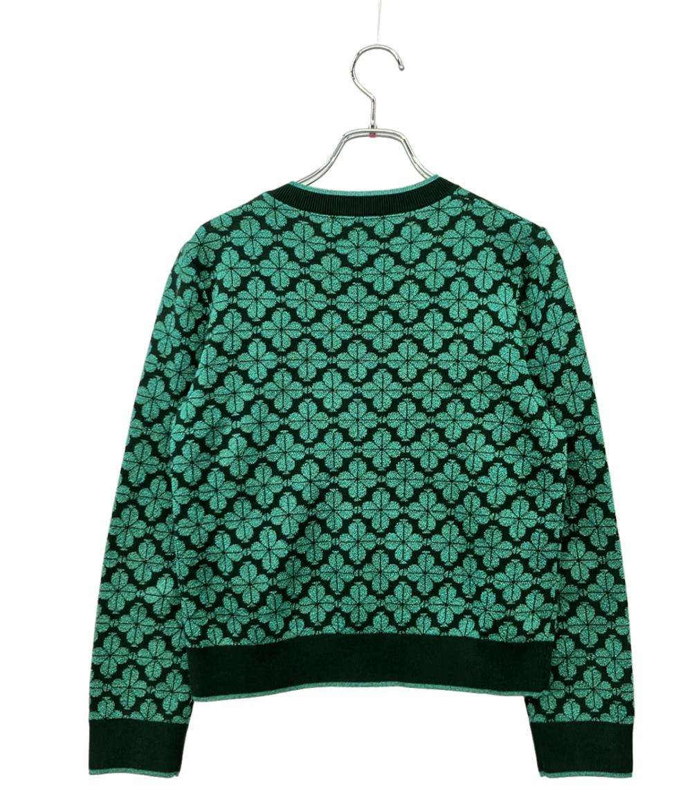 美品 ケイトスペード ニューヨーク 総柄カーディガン 長袖 レディース SIZE S kate spade NEW YORK