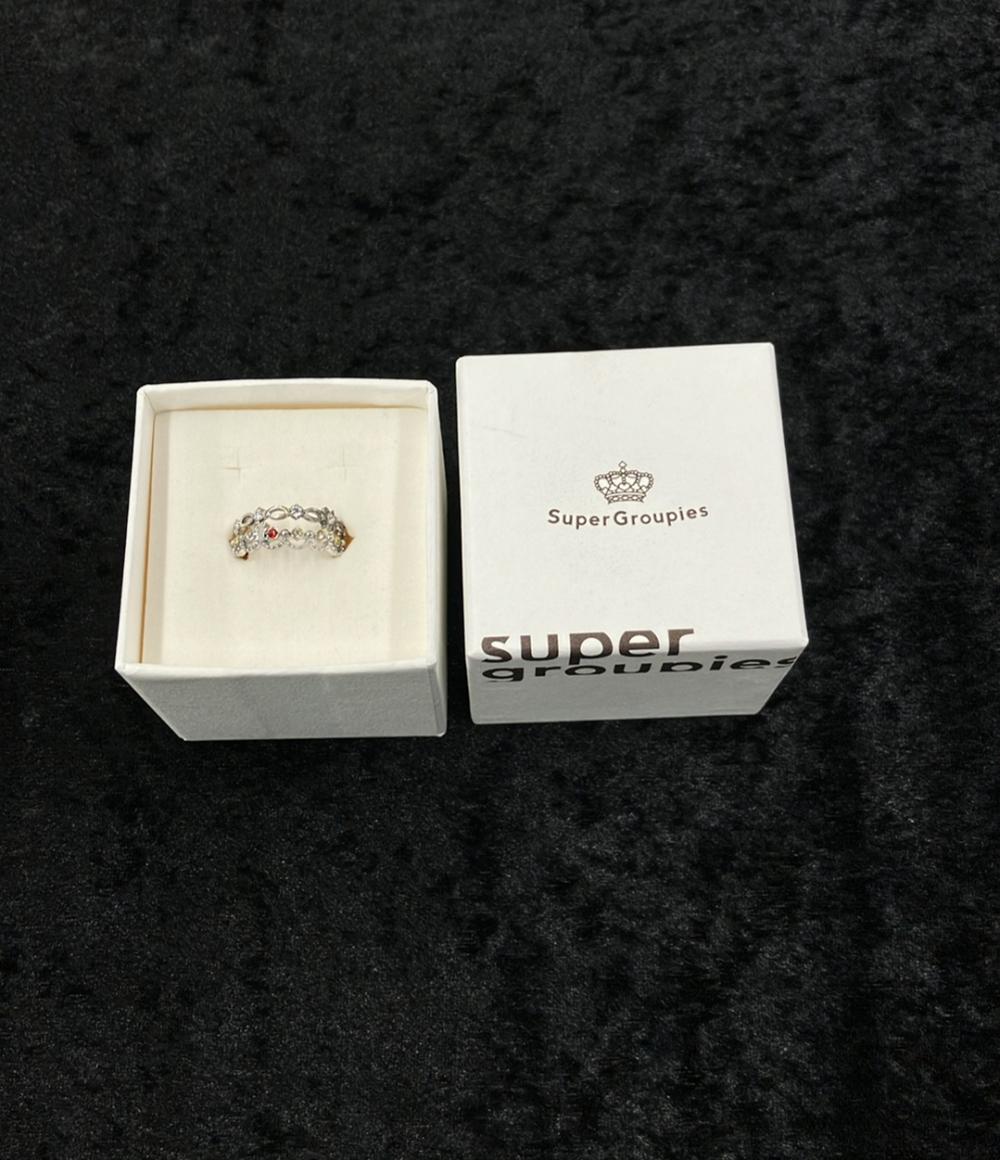 リング 指輪 ツキウタ ２点セット レディース SIZE 11号 Super Groupies