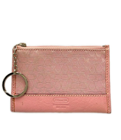 COACH コインケース キーケース キーリング付き ミニシグネチャー レディース コーチ