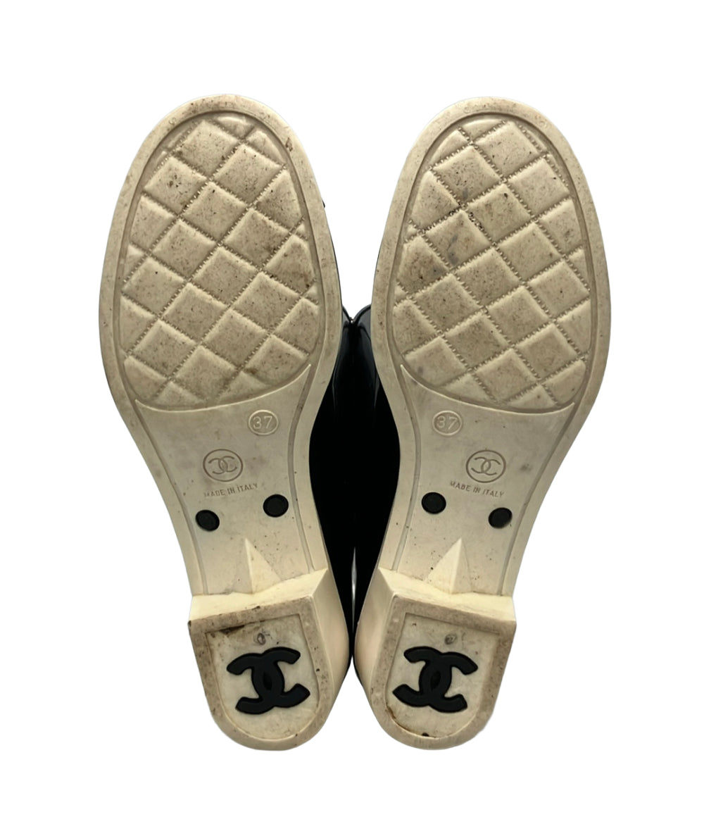 CHANEL レインブーツ カメリア ココマーク レディース SIZE 37 (24.5cm) シャネル