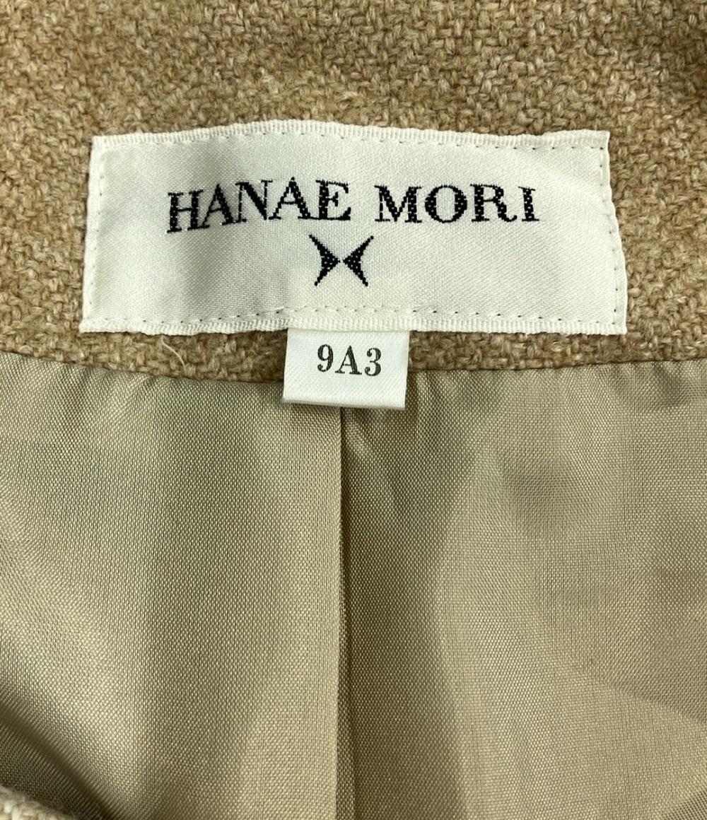 美品 ハナエモリ ノーカラージャケット レディース SIZE 9A3 (M) HANAE MORI