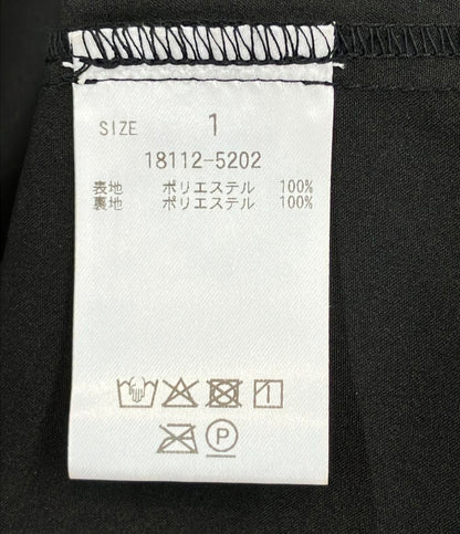 美品 CLANE 半袖ワンピース SHEER FLOWER MINI PUFF 25SS レディース SIZE 1 (S) クラネ