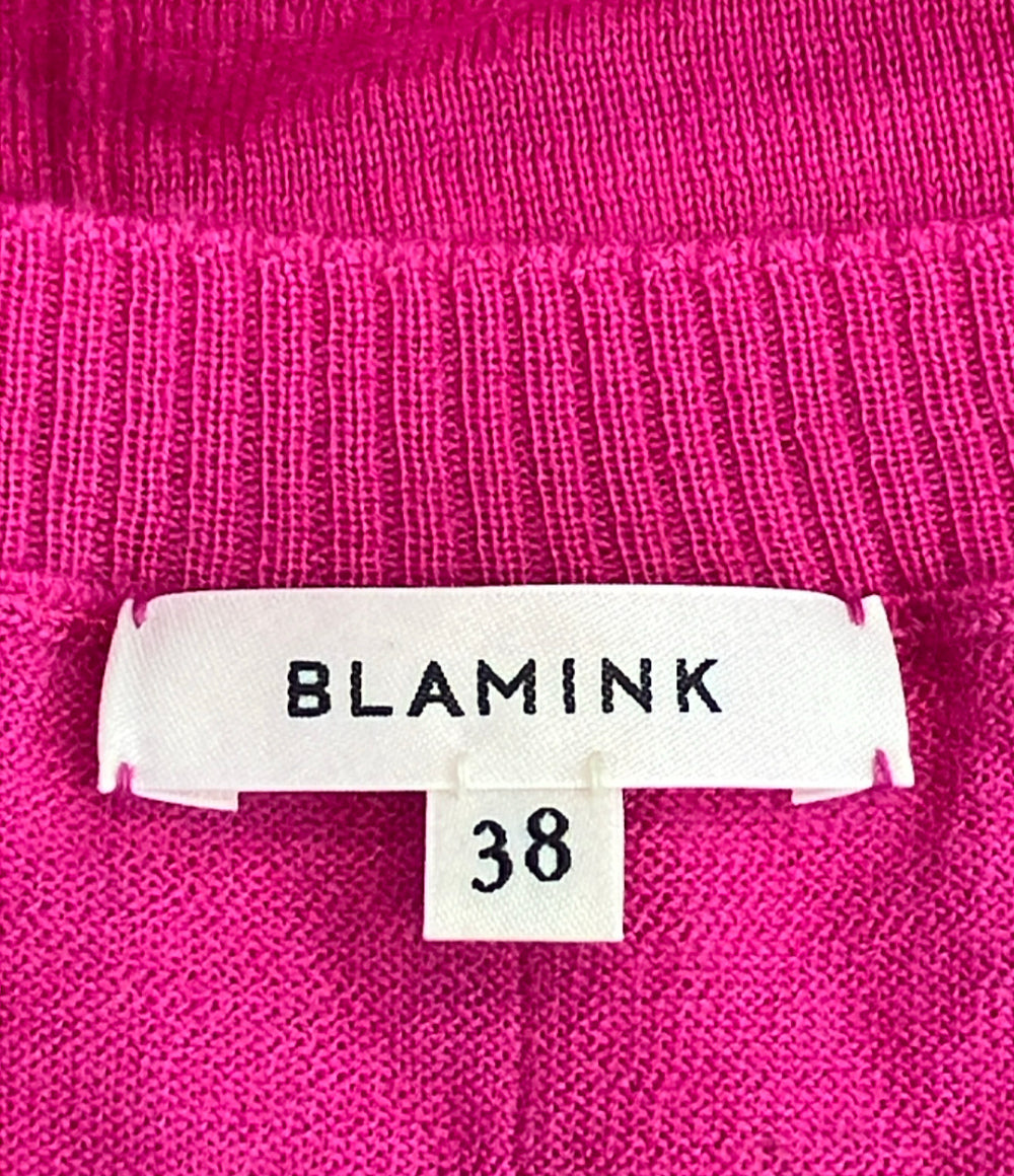 BLAMINK ノースリーブ ニット カシミヤ レディース SIZE 38 ブラミンク
