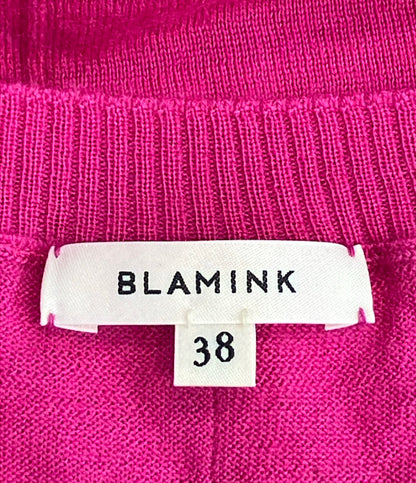 BLAMINK ノースリーブ ニット カシミヤ レディース SIZE 38 ブラミンク