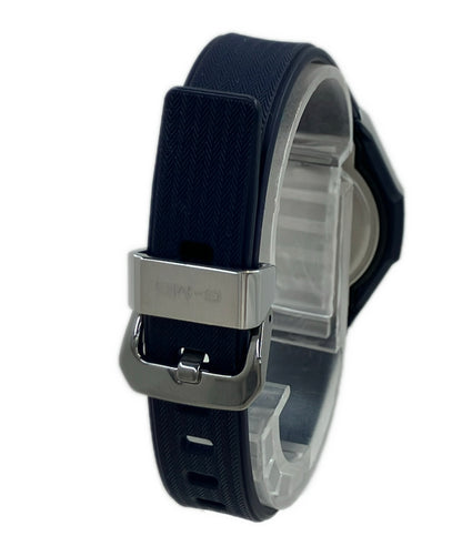 美品 CASIO 腕時計 G-MS ソーラー ネイビー MSG-W300 レディース カシオ