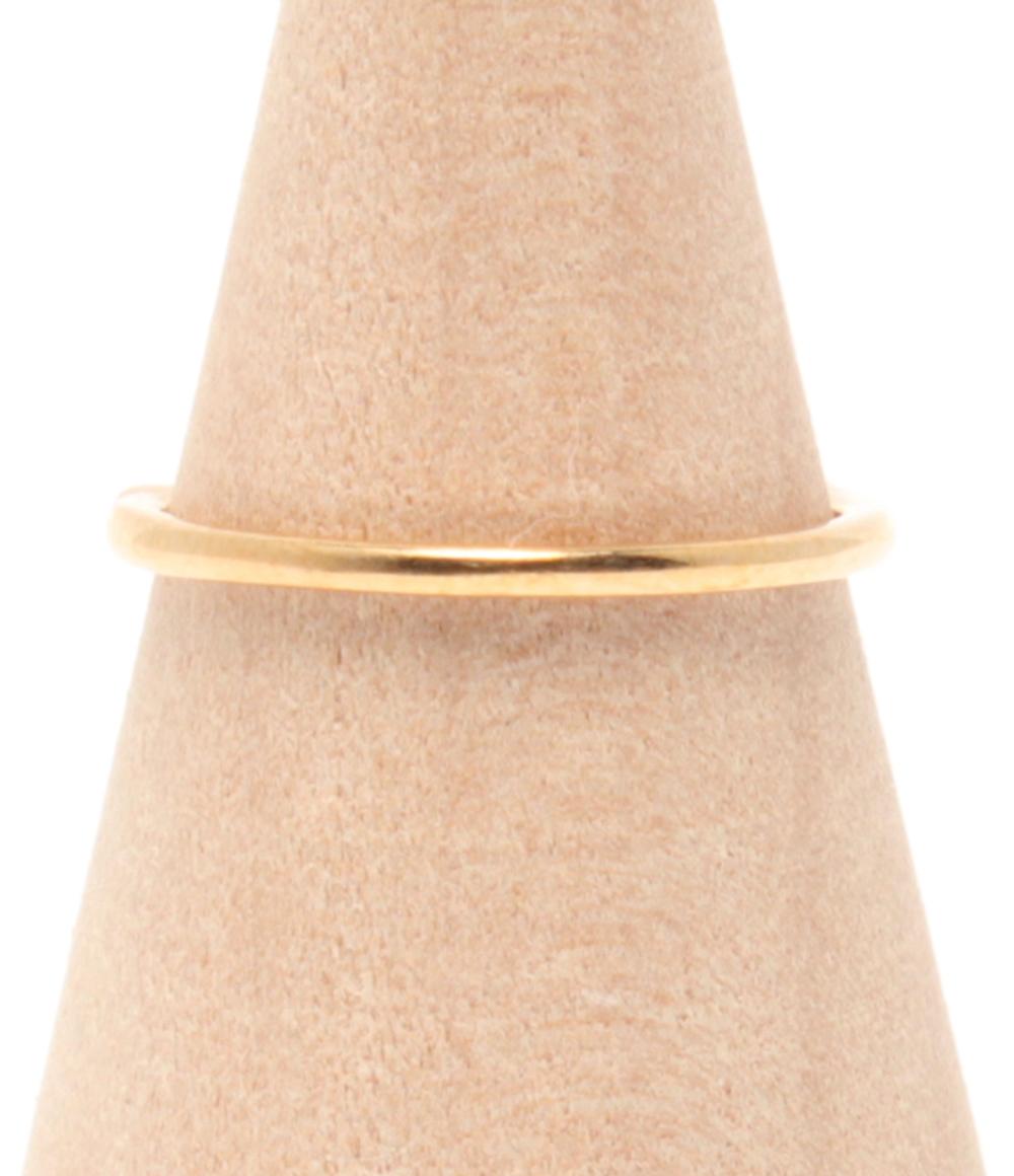 美品 エテ ピンキーリング 指輪 K10 ダイヤ 0.04ct レディース