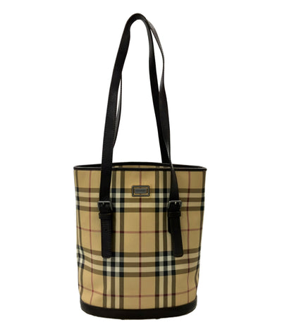 BURBERRY トートバッグ  ショルダーバッグ 肩掛け バケツ型 レディース バーバリー