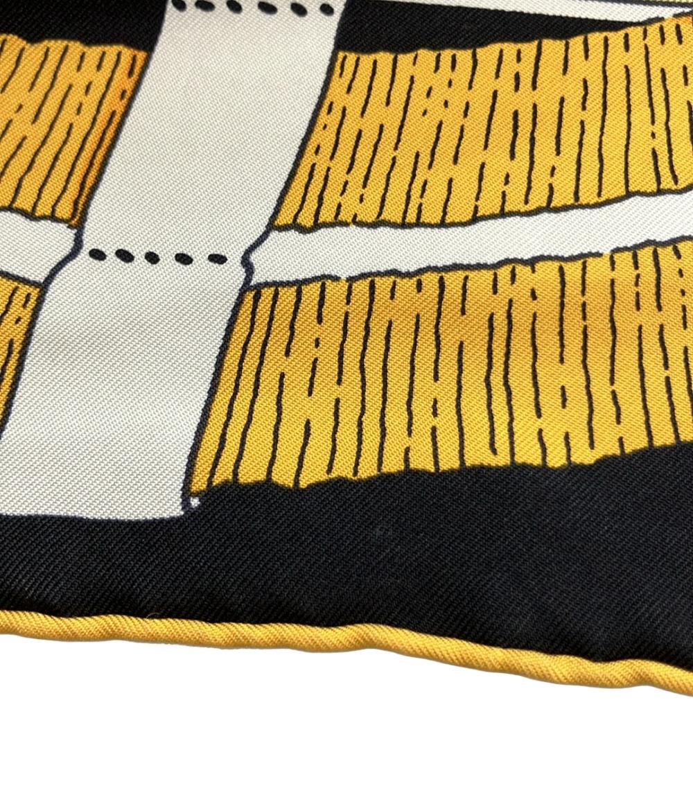 美品 エルメス スカーフ カレ90 シルク100% 馬銜 Mors a Jouets レディース HERMES