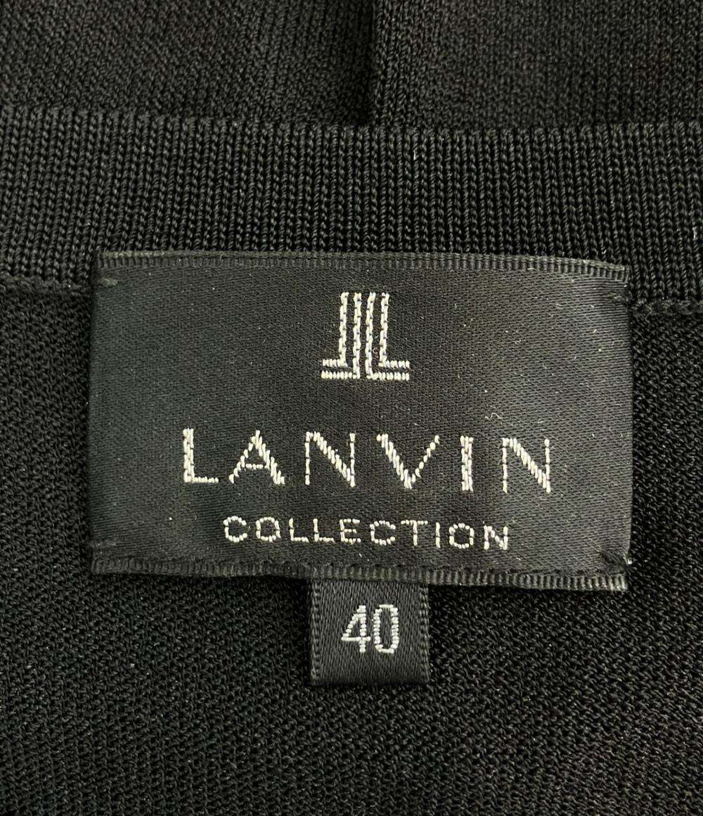 ランバン コレクション 半袖 ローズニット レディース SIZE 40 LANVIN COLLECTION